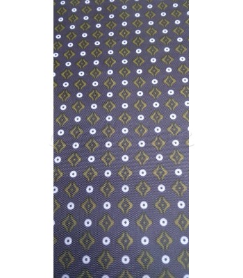 Φόδρα polyester μαύρος  φόντος με χάκι διαγώνια 1Μ χ 1.50 Μ